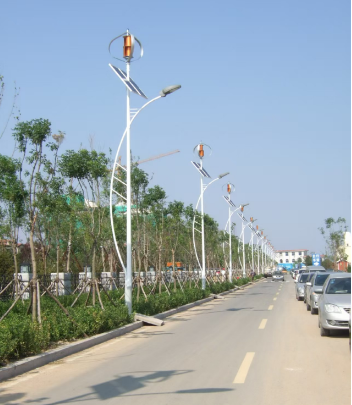 北戴河风光互补路灯项目